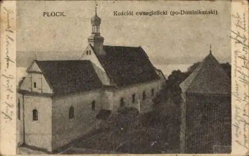 Ak Płock Plock Polen, evangelische Kirche