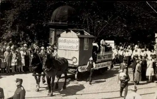 Foto Ak Plauen im Vogtland, Fest, Festzug, Fuhrwerk