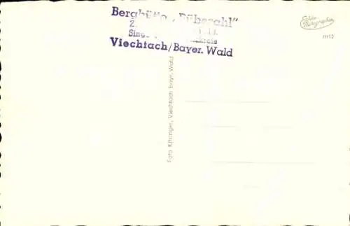 Ak Viechtach im Bayerischen Wald Niederbayern, Berghütte Rübezahl