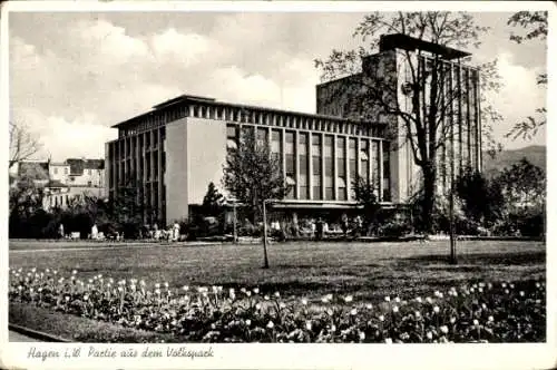 Ak Hagen in Westfalen, Volkspark, Gebäude