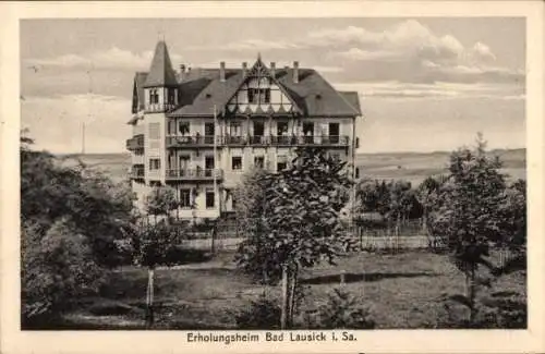 Ak Bad Lausick Sachsen, Blick auf das Erholungsheim