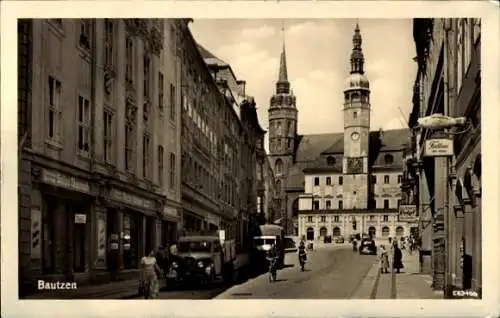 Ak Bautzen in der Oberlausitz, Ortspartie, Fischhaus Otto Weber