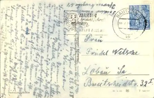 Ak Bautzen in der Oberlausitz, Ortspartie, Fischhaus Otto Weber
