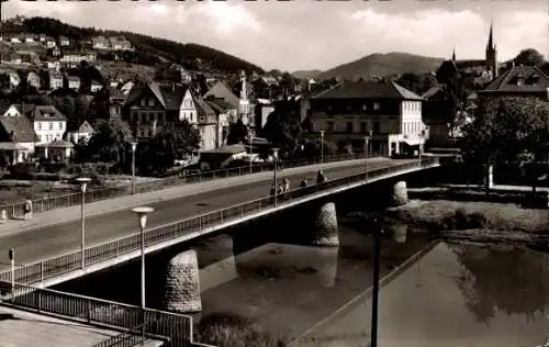 Ak Werdohl im Sauerland, Teilansicht, Brücke