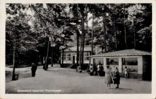 Ak Koserow Usedom, Promenade, Besucher