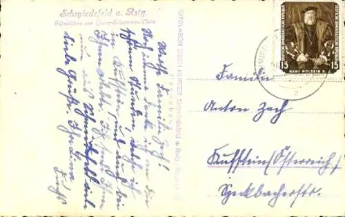 Ak Schmiedefeld am Rennsteig Suhl Thüringen, Filmbühne am Georg-Schumann-Platz
