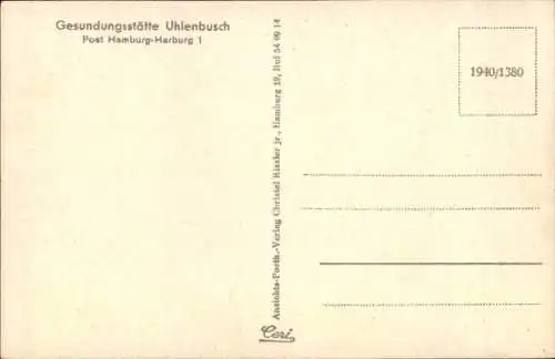 Ak Hanstedt Niedersachsen, Gesundungsstätte Uhlenbusch