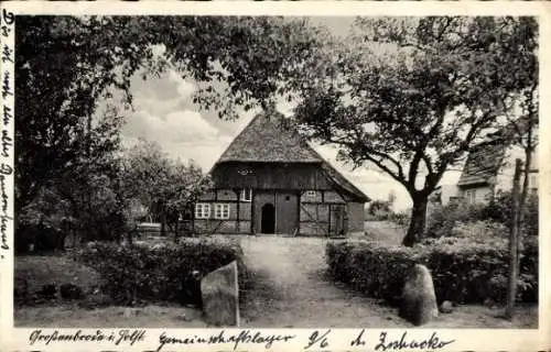 Ak Großenbrode in Ostholstein, Bauernhaus