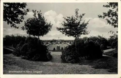 Ak Sörup in Schleswig Holstein, Ehrenfriedhof