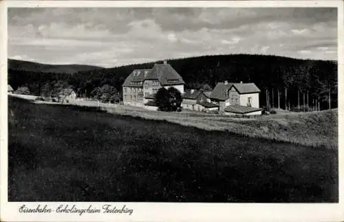 Ak Festenburg Altenau Schulenberg Clausthal Zellerfeld im Oberharz, Eisenbahn Erholungsheim