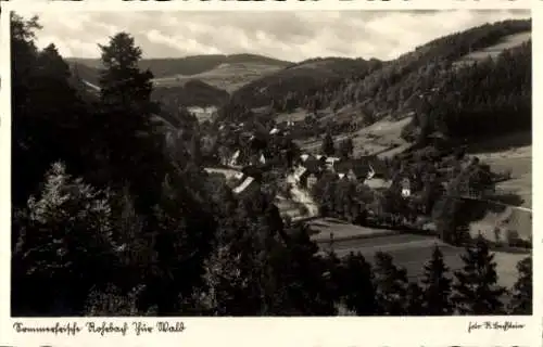 Ak Rohrbach im Thüringer Wald, Blick auf Ortschaft und Umgebung