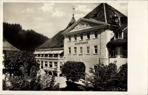 Ak Sankt Blasien im Schwarzwald, Hotel-Pension Klosterhof