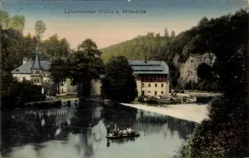 Ak Lauenhain Mittweida in Sachsen, Lauenhainer Mühle