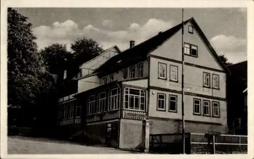 Ak Winterstein Waltershausen in Thüringen, Gasthaus zum Hirsch