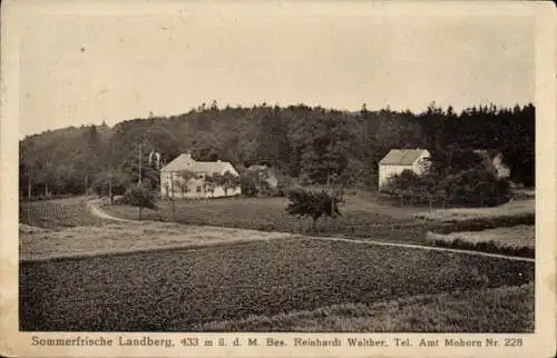 Ak Herzogswalde Wilsdruff Sachsen, Blick auf Sommerfriche Landberg