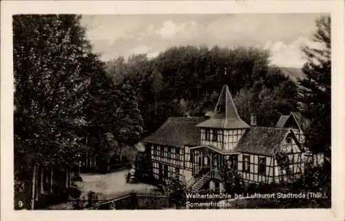 Ak Quirla Roda Stadtroda in Thüringen, Weihertalmühle