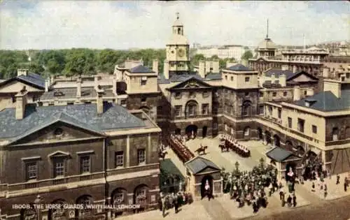 Ak London City England, Whitehall, Horse Guards