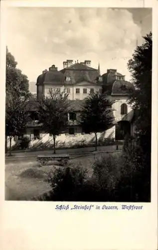 Ak Luzern Stadt Schweiz, Schloss Steinhof