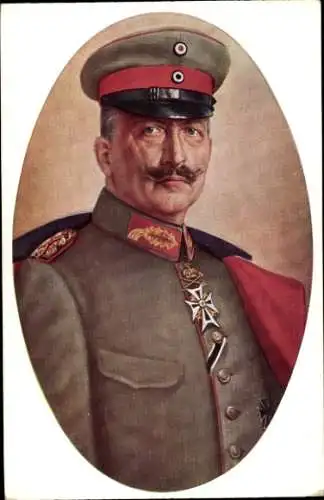 Ak Kaiser Wilhelm II., Portrait in Uniform