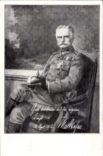 Ak Generalfeldmarschall August von Mackensen, Portrait