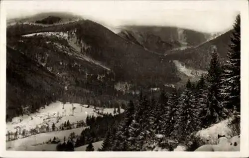 Ak Le Hohneck Lothringen Vosges, Panorama