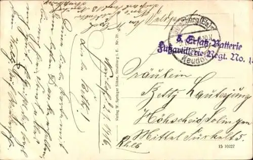 Ak Straßburg Elsass Bas Rhin, Rabenbrücke, Münster