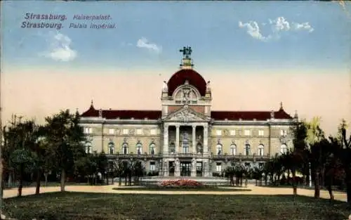 Ak Straßburg Elsass Bas Rhin, Kaiserpalast