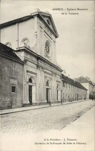 Ak Annecy Haute Savoie, Eglise de la Visitation, Monastere