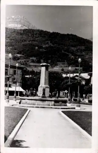 Foto Ak Plateau d'Assy Haute Savoie, Denkmal