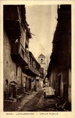 Ak Lanslebourg Savoie, Vieille Ruelle