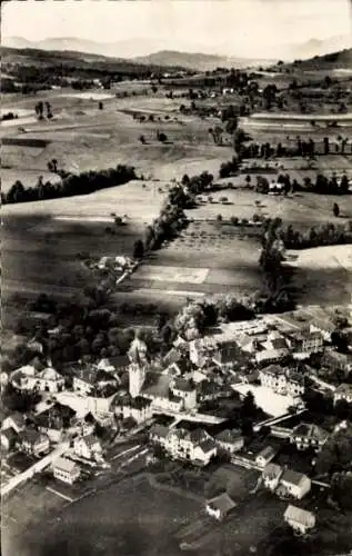 Ak Novalaise Savoie, Vue generale aerienne