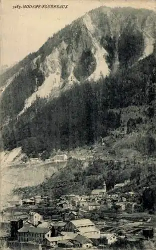 Ak Modane Fourneaux Savoie, Vue generale