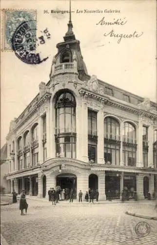 Ak Bourges Cher, Nouvelles Galeries