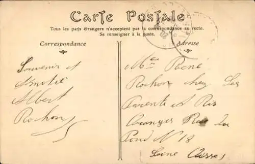 Ak Vouvray Indre et Loire, Pont sur la Cisse