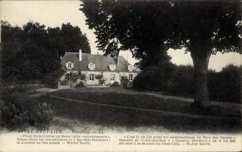 Ak Vouvray Indre et Loire, Le Haut-Lieu, Quentin Durward