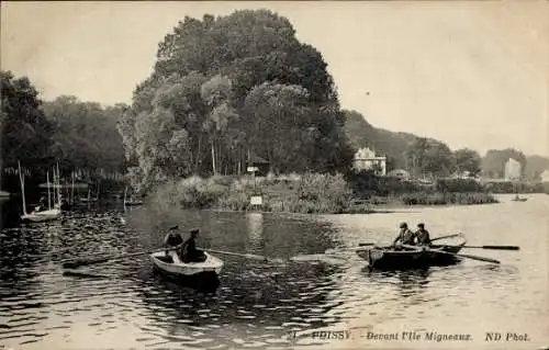 Ak Poissy Yvelines, Devant l'Ile Migneaux