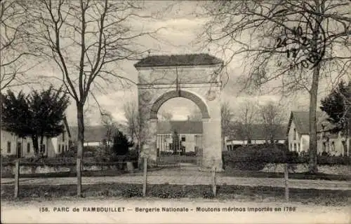 Ak Rambouillet Yvelines, Parc, Bergerie Nationale - Moutons merinos importes en 1788