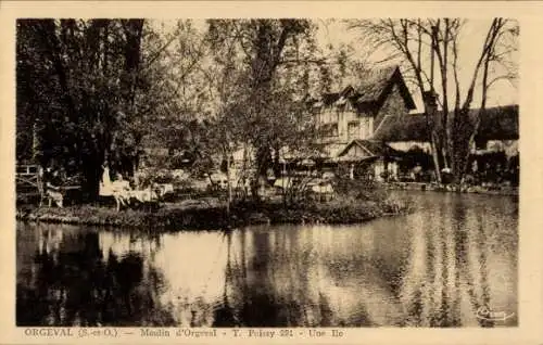 Ak Orgeval Yvelines, Moulin