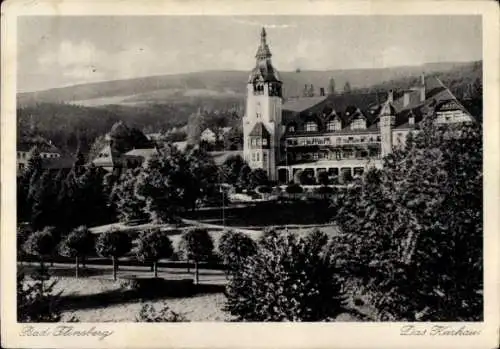 Ak Świeradów Zdrój Bad Flinsberg Schlesien, Kurhaus