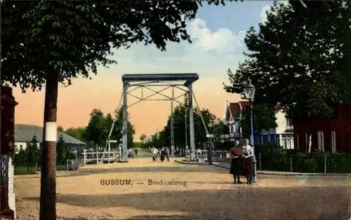 Ak Bussum Nordholland Niederlande, Brediusbrücke