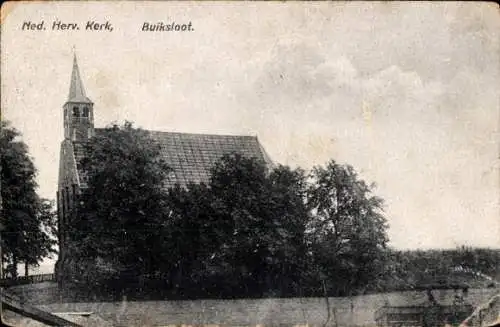 Ak Buiksloot Amsterdam Nordholland Niederlande, Kirche