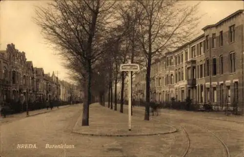 Ak Ginneken Breda Nordbrabant Niederlande, Baronielaan