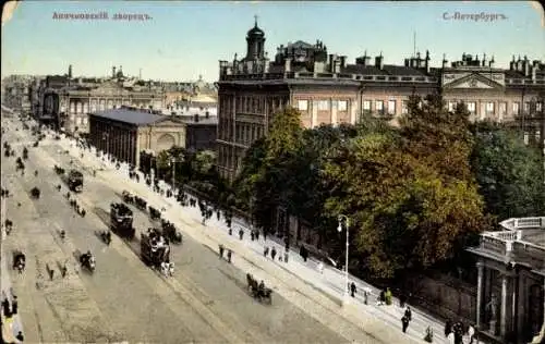 Ak Sankt Petersburg Russland, Anitschkow-Palais