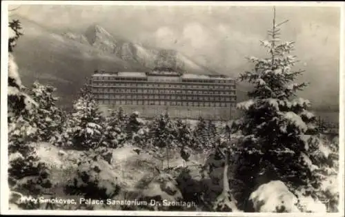 Ak Nový Smokovec Uj Tátrafüred Neuschmecks Vysoké Tatry Hohe Tatra Slowakei, Palace Sanatorium