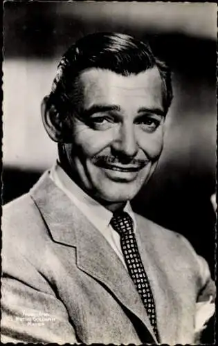 Ak Schauspieler Clark Gable, Portrait