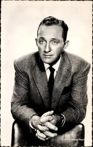 Ak Schauspieler und Sänger Bing Crosby, Portrait