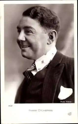 Ak Schauspieler Pierre Etchepare, Portrait