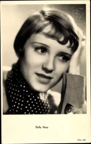 Ak Schauspielerin Dolly Haas, Portrait