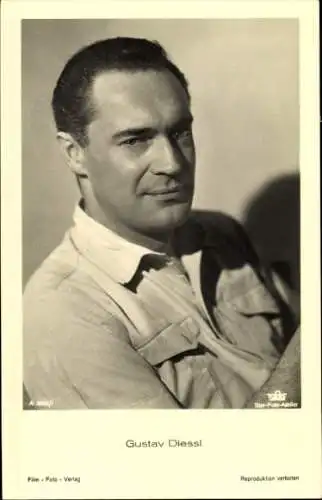 Ak Schauspieler Gustav Diessl, Portrait