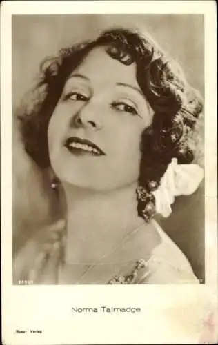 Ak Schauspielerin Norma Talmadge, Portrait